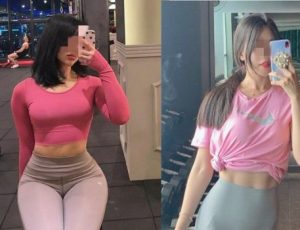Sung sướng khi được địt em gái tập gym
