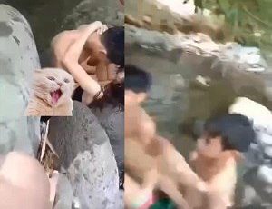 Nhóm bạn trẻ địt nhau thác loạn bên bờ suối