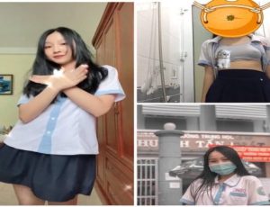 Nữ sinh trung học Huỳnh Tấn Phát lộ clip sex