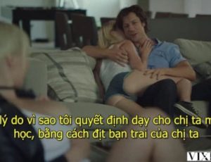 Trả thù chị gái em trai liền đè chị ra chịch