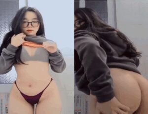 Clip sex em hàng xóm kính cận dâm đãng